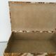 Set of 3 old cloth boxes