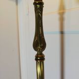 Gilded bronze floor lamp