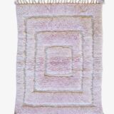 Light Pink Beni Ourain Rug - 117 x 82 cm