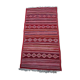 Tapis berbère rouge fait à la main en laine 115x215cm
