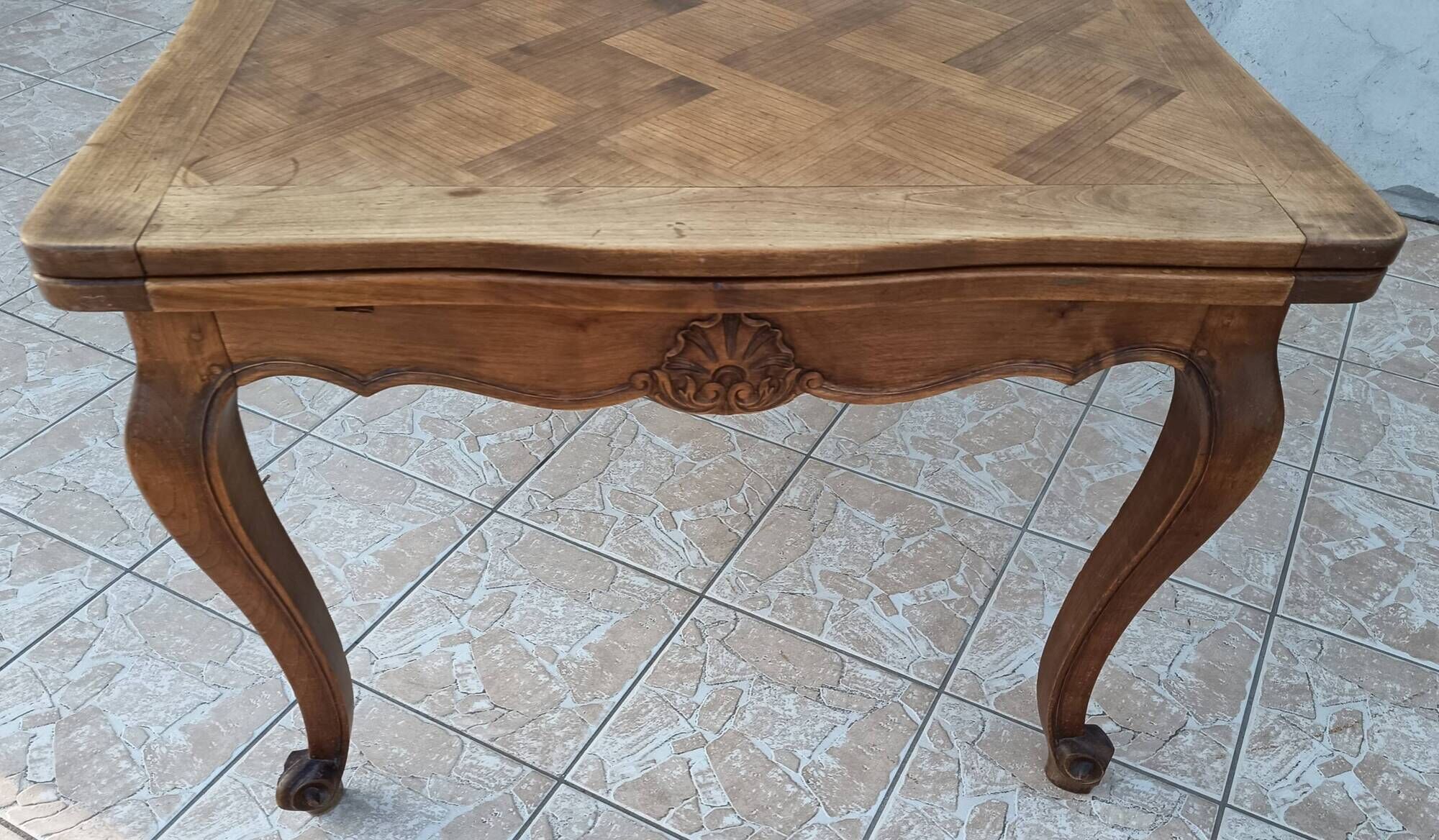 Louis XV style beech table