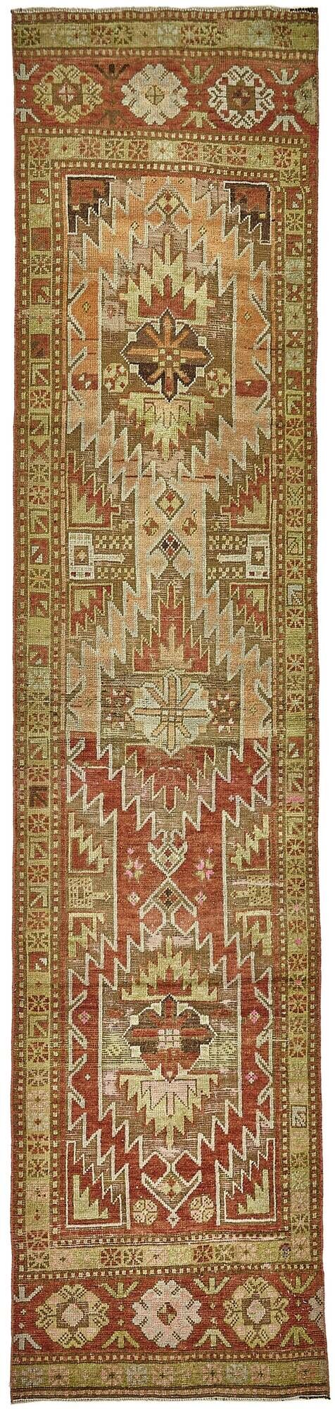 Turkish Vintage Anatolian Rug 75 cm x 339 cm