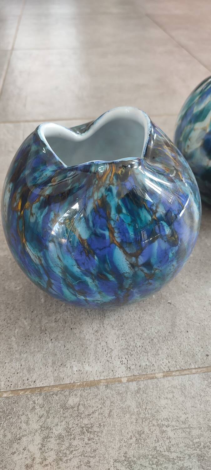 Pair of vases by Hans Jürgen Richartz for Art Collection from the 70s-80s.