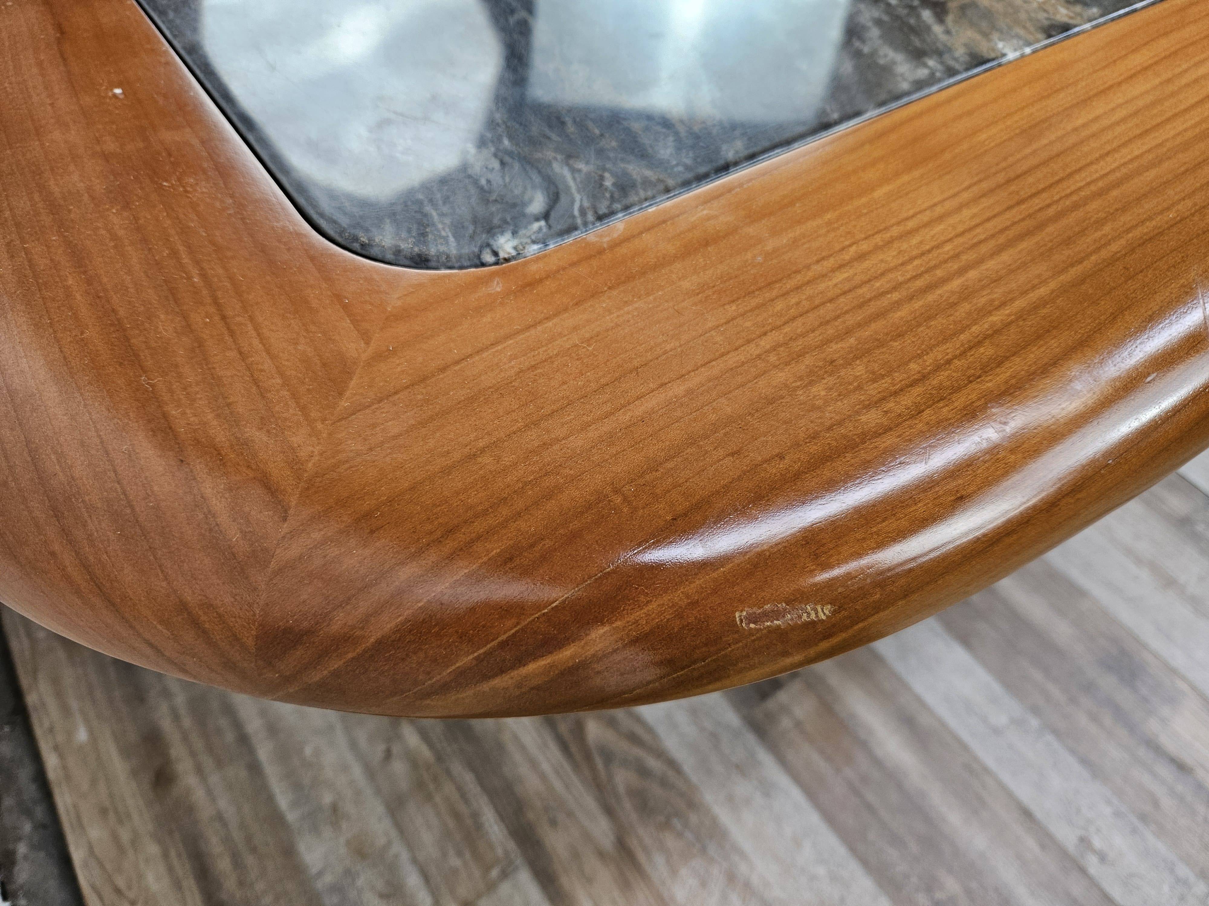 Coffee table with marble top by Hohnert Design, Germany, 1960