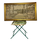 Vintage Aubusson wall tapestry