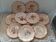 25 old Digoin and Sarreguemines plates