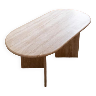 Table basse travertin