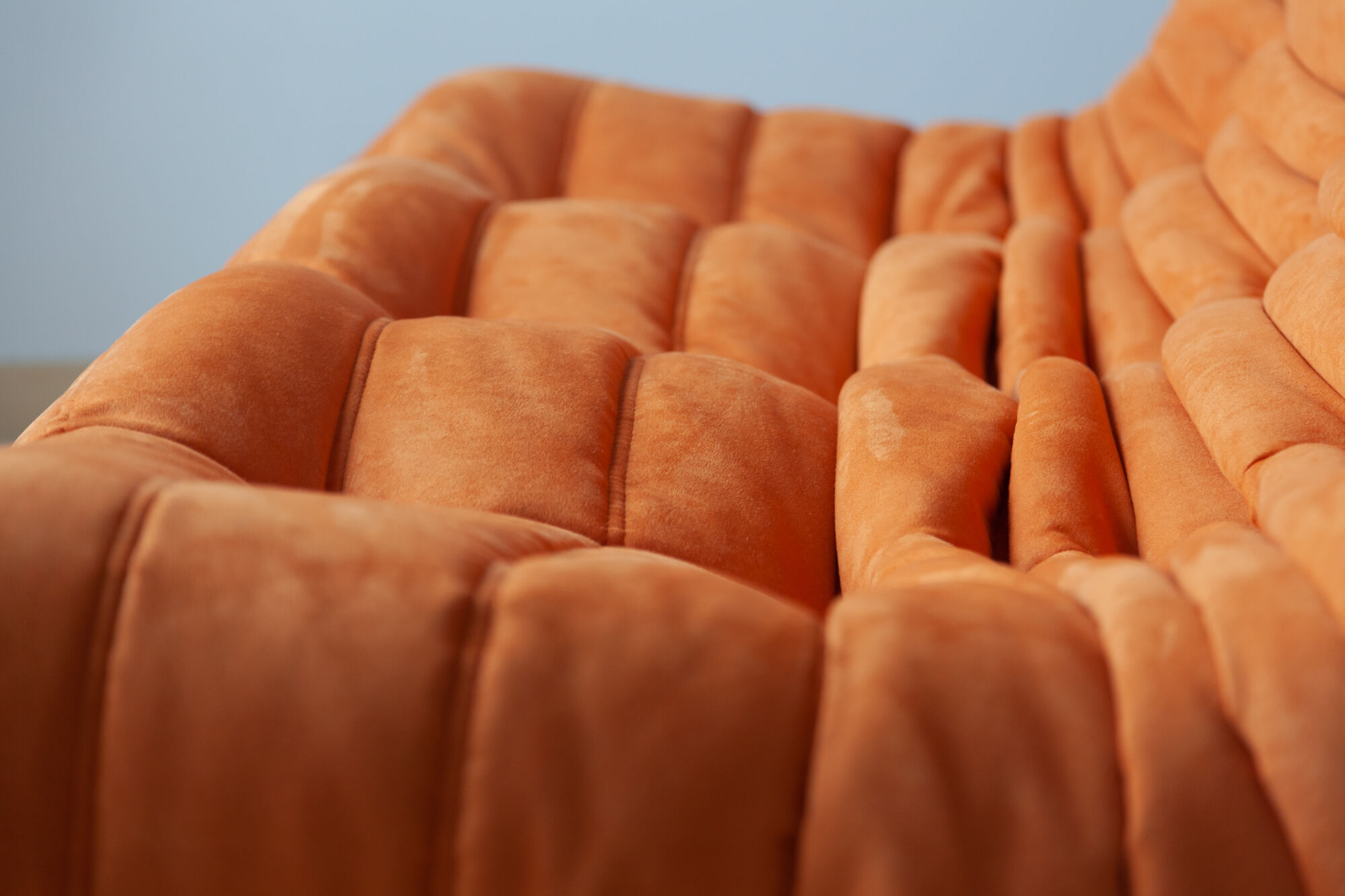 Togo 3 seater sofa in Microfiber designed by Michel Ducaroy 1973