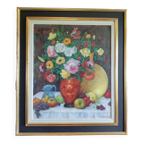 Tableau Bouquet de Fleurs de Segnard