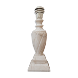 Mid-century white marble swedish table lamp