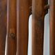 Vintage wooden room divider - 1960s
