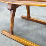 1930s Czech Oak Art Deco Sled