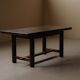 Modernist solid pine table, 1960s