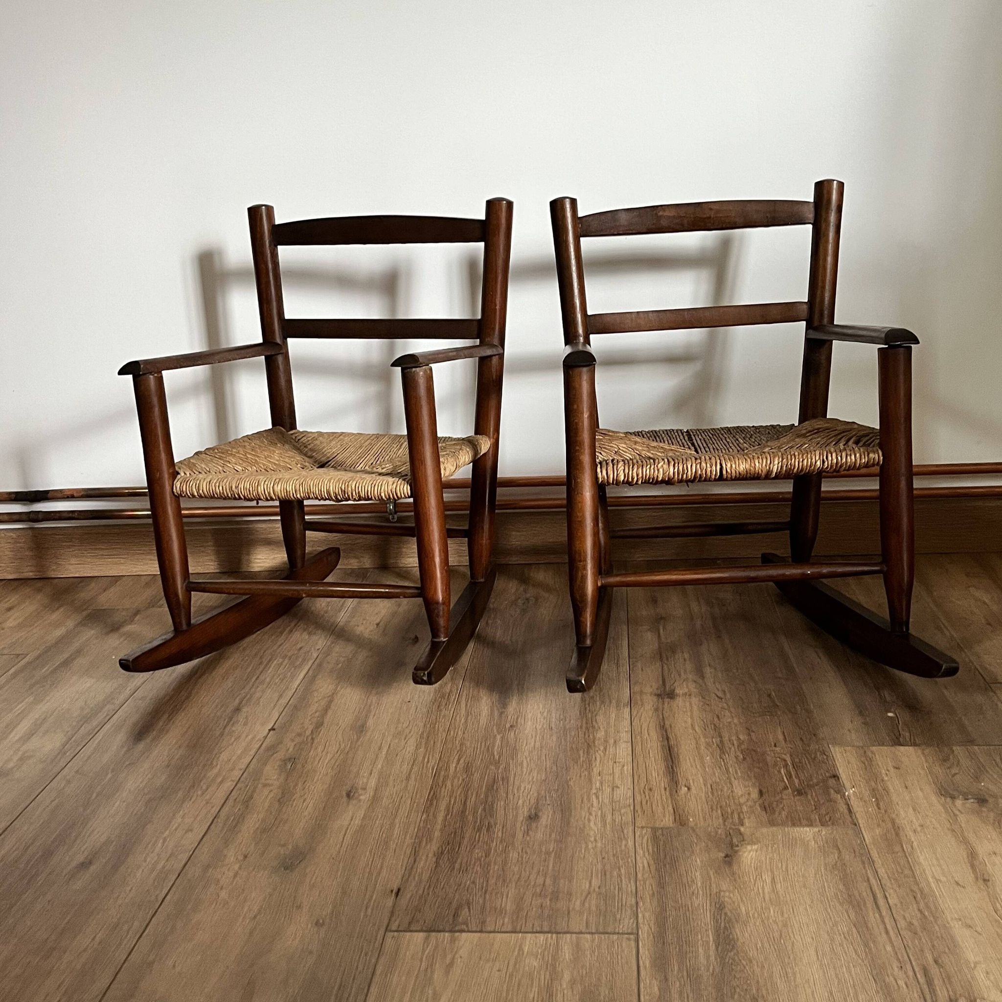 Paire de fauteuils à bascule enfant