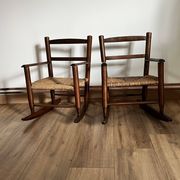 Paire de fauteuils à bascule enfant