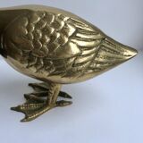 Brass animal large duck 1950s