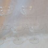5 glasses of Champagne from 1950/60