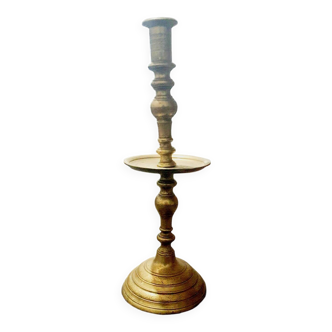 Antique brass candlestick – classic style