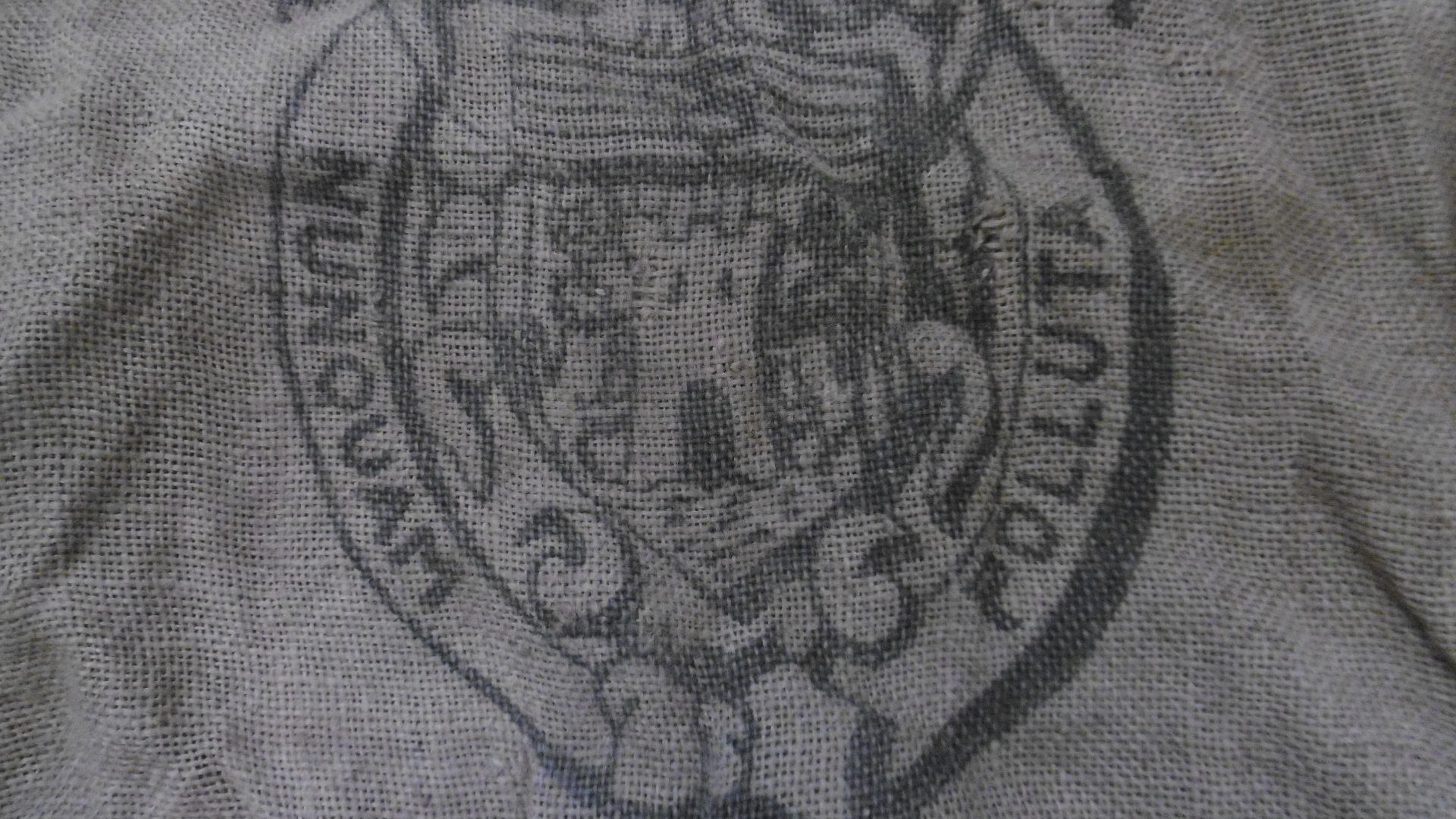 Jute bags printed old