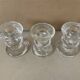 Set of 3 Littala candlesticks / Timo Sarpaneva / 1966