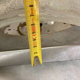 Vintage 70's wall light in white Murano glass