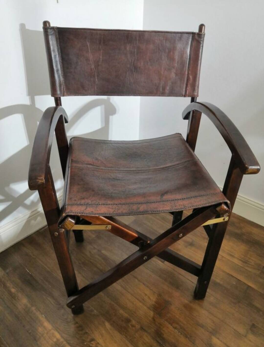 Fauteuil de scénariste en cuir