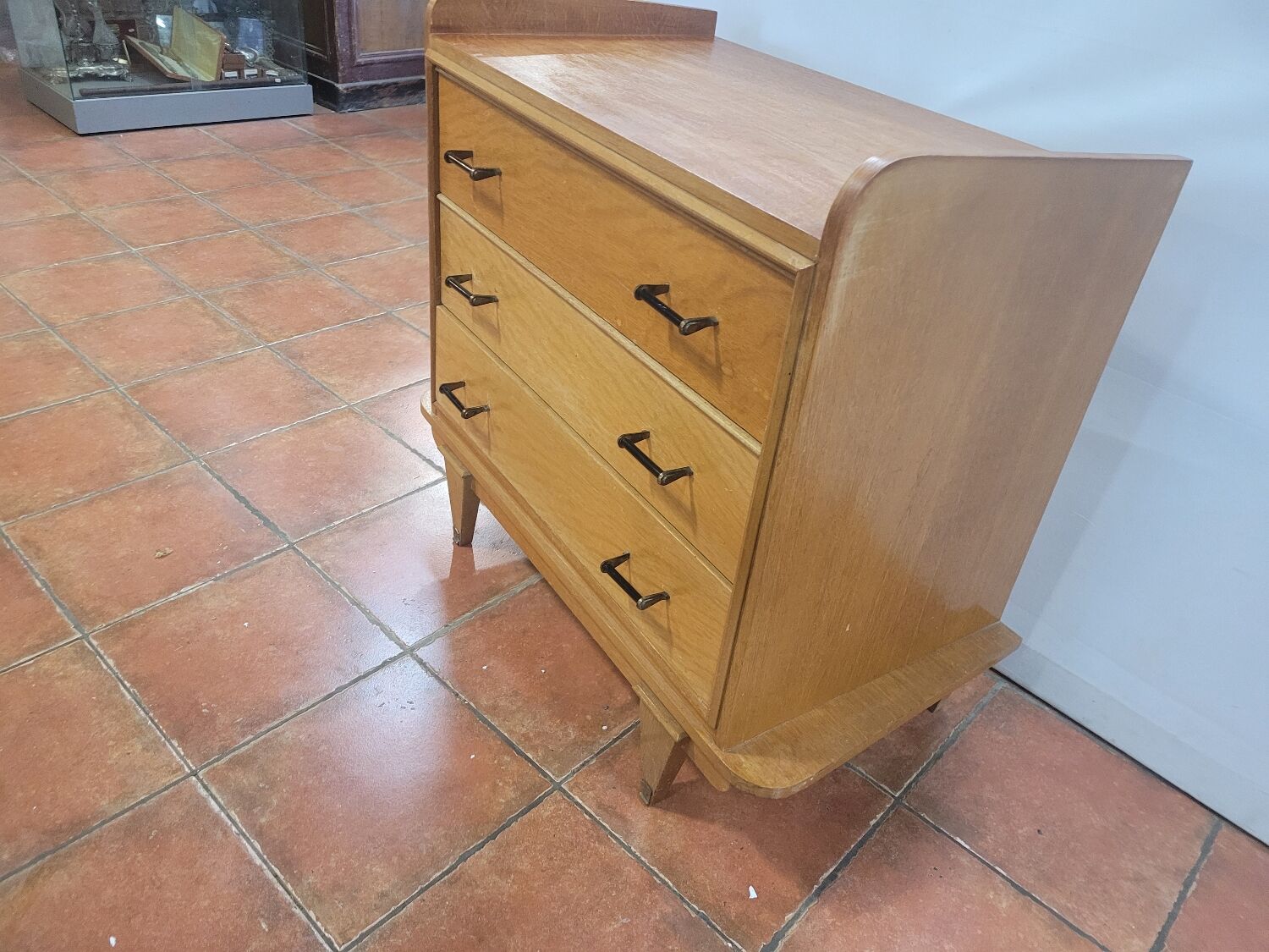 Vintage oak chest of drawers from the 60s