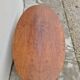Table basse ovale Baumann en teck 1950s vintage