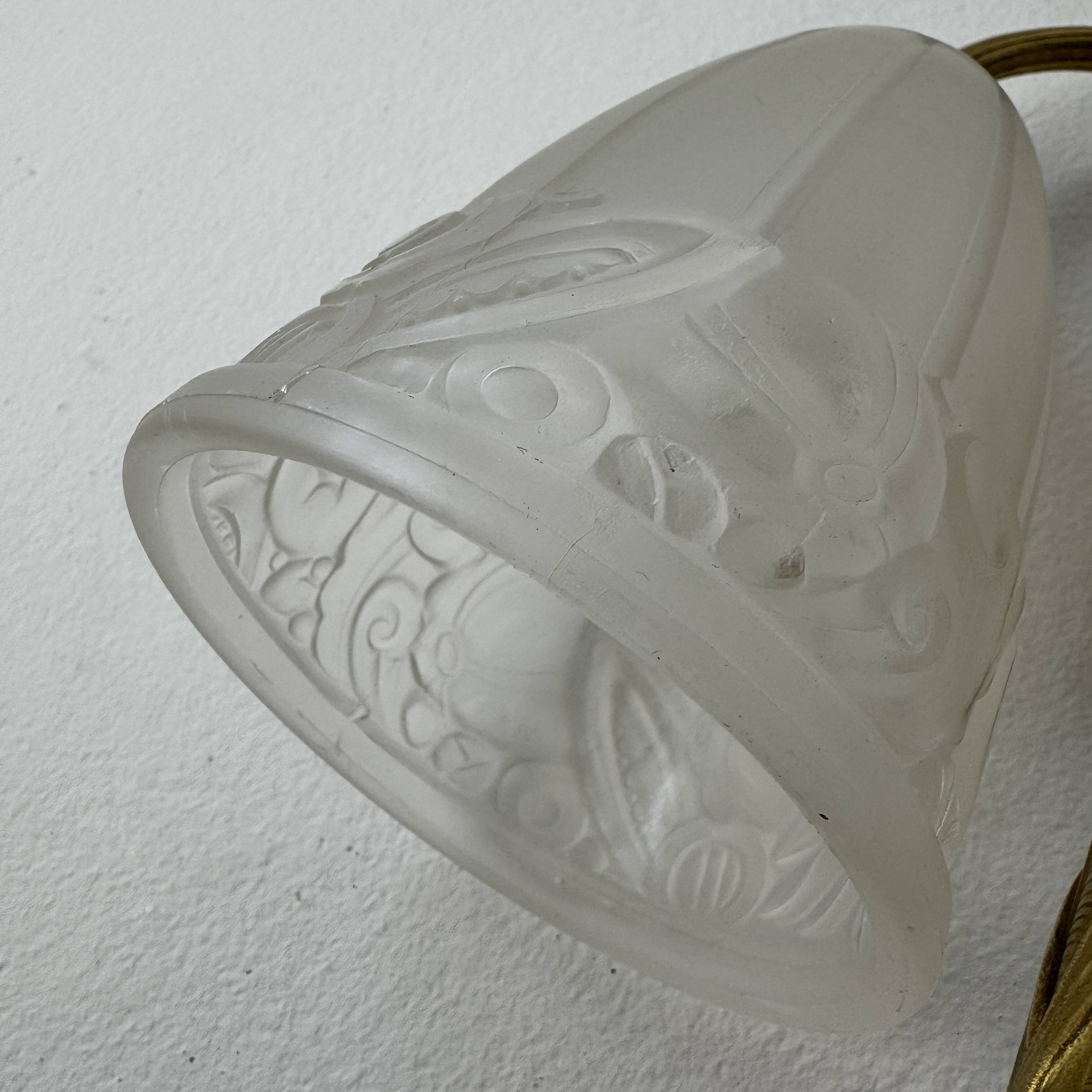 Old art-deco wall light