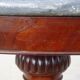 Empire guéridon, rotating marble top