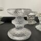 Series of 6 vintage candle holders 70s