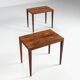 Severin Hansen side tables in rosewood Haslev Denmark 1960