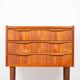 Table de chevet danoise en teck, années 1960