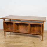 Mid-century freestanding teak desk by Kai Kristiansen for Feldballes Møbelfabrik, 1960s