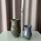 Pair of Belgian Studio Pottery Vases – Handmade