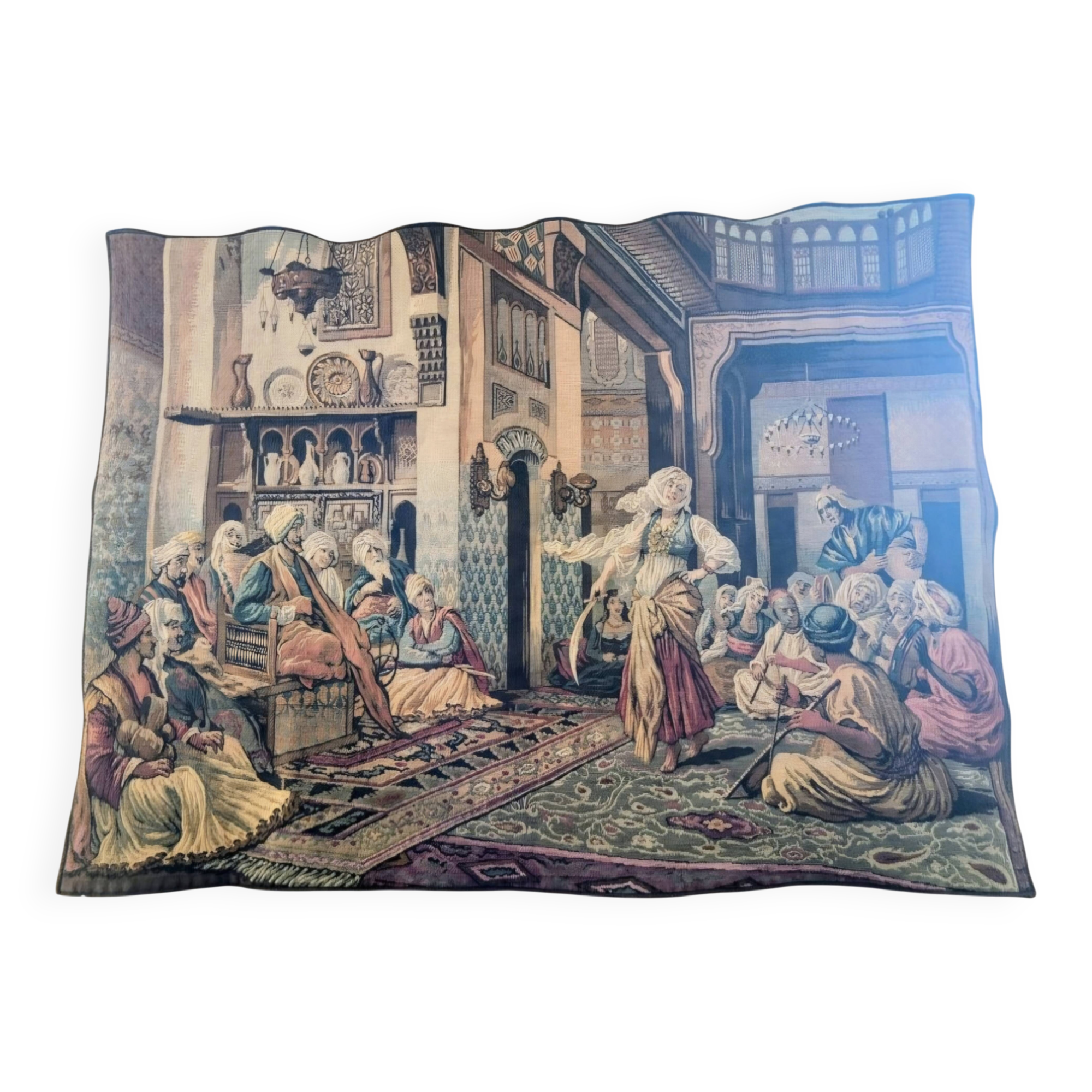 Oriental tapestry hanging