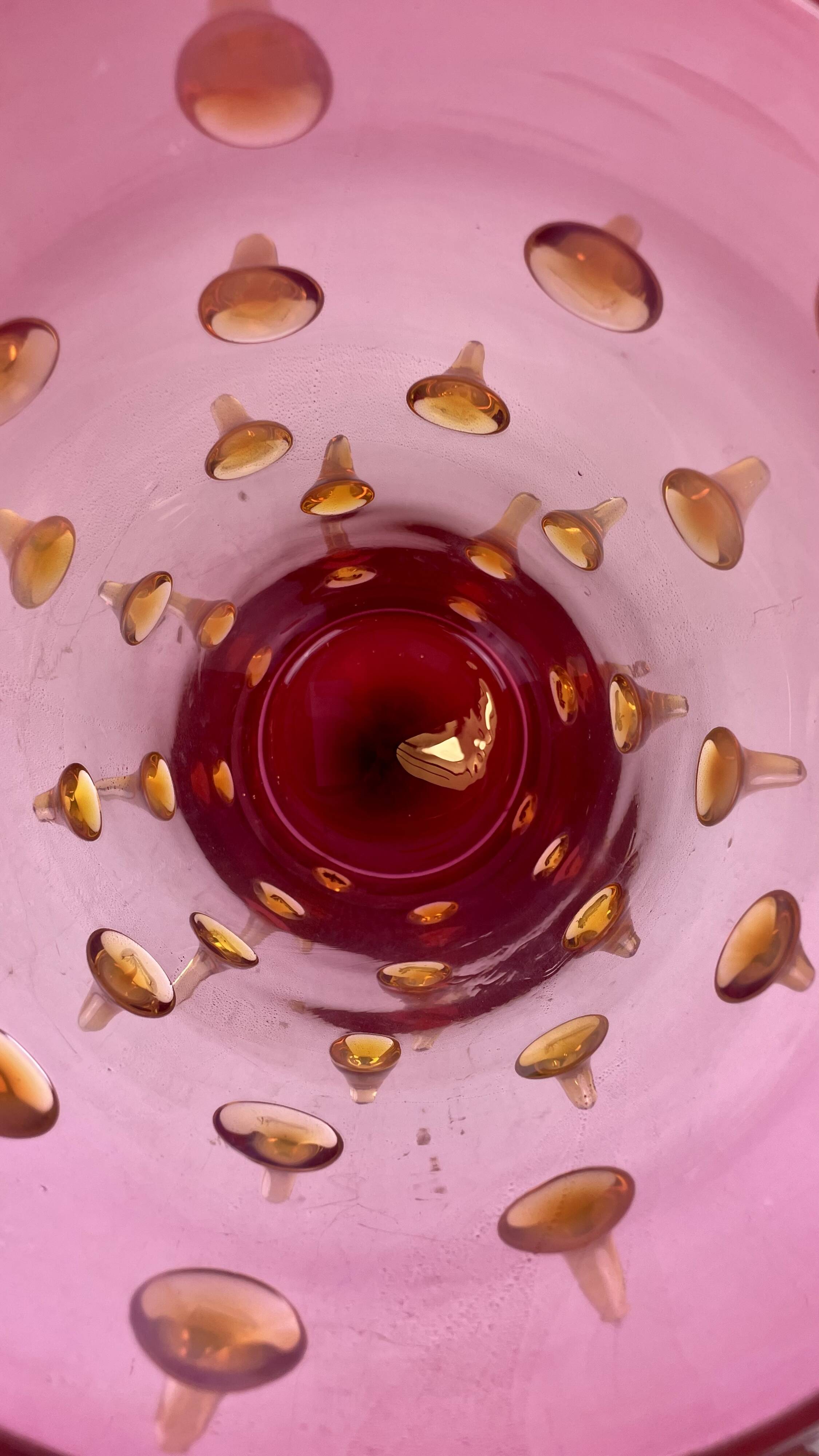 Thorn Spikes Murano Glass Vase by Pino Signoretto, Italy, 1990s