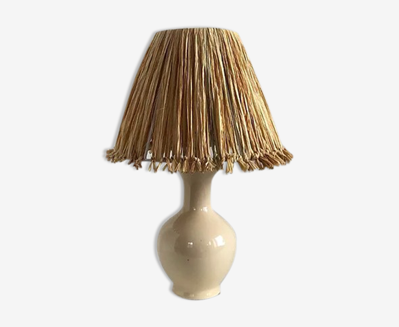 Lampe vintage beige