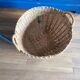 Basket, vintage woven wicker pot cover