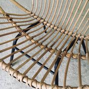 Mid-Century Modern Bamboo Lounge Chair, France, 1950s