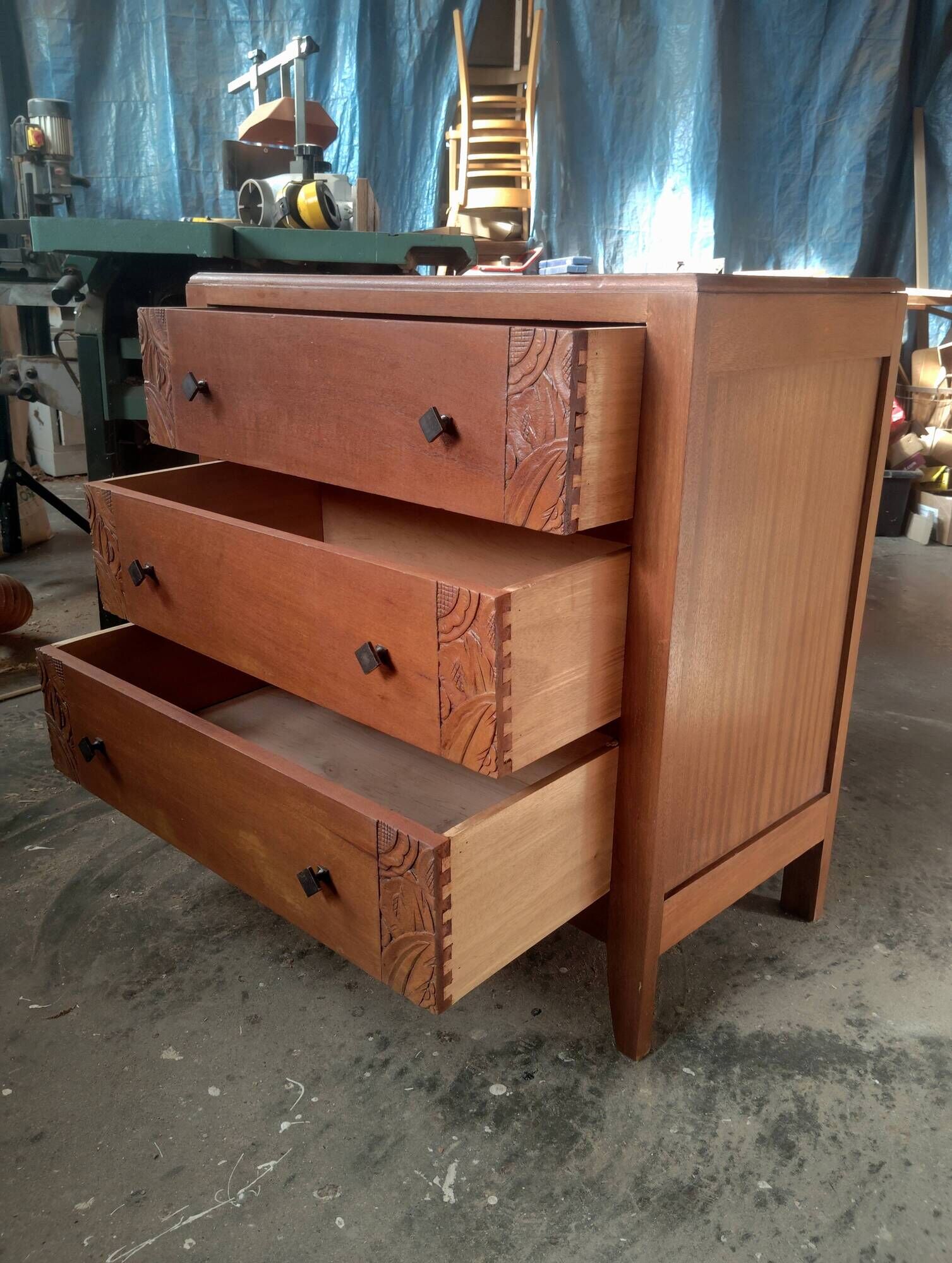 Small Art Deco chest of drawers
