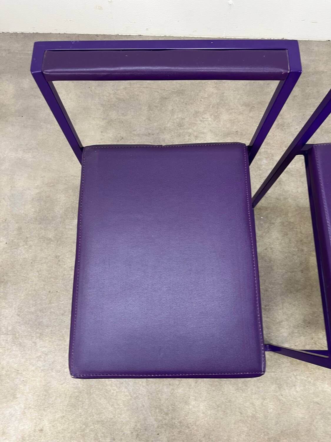 2 postmodern design chairs, 80s