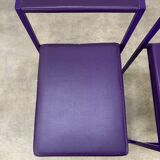 2 postmodern design chairs, 80s