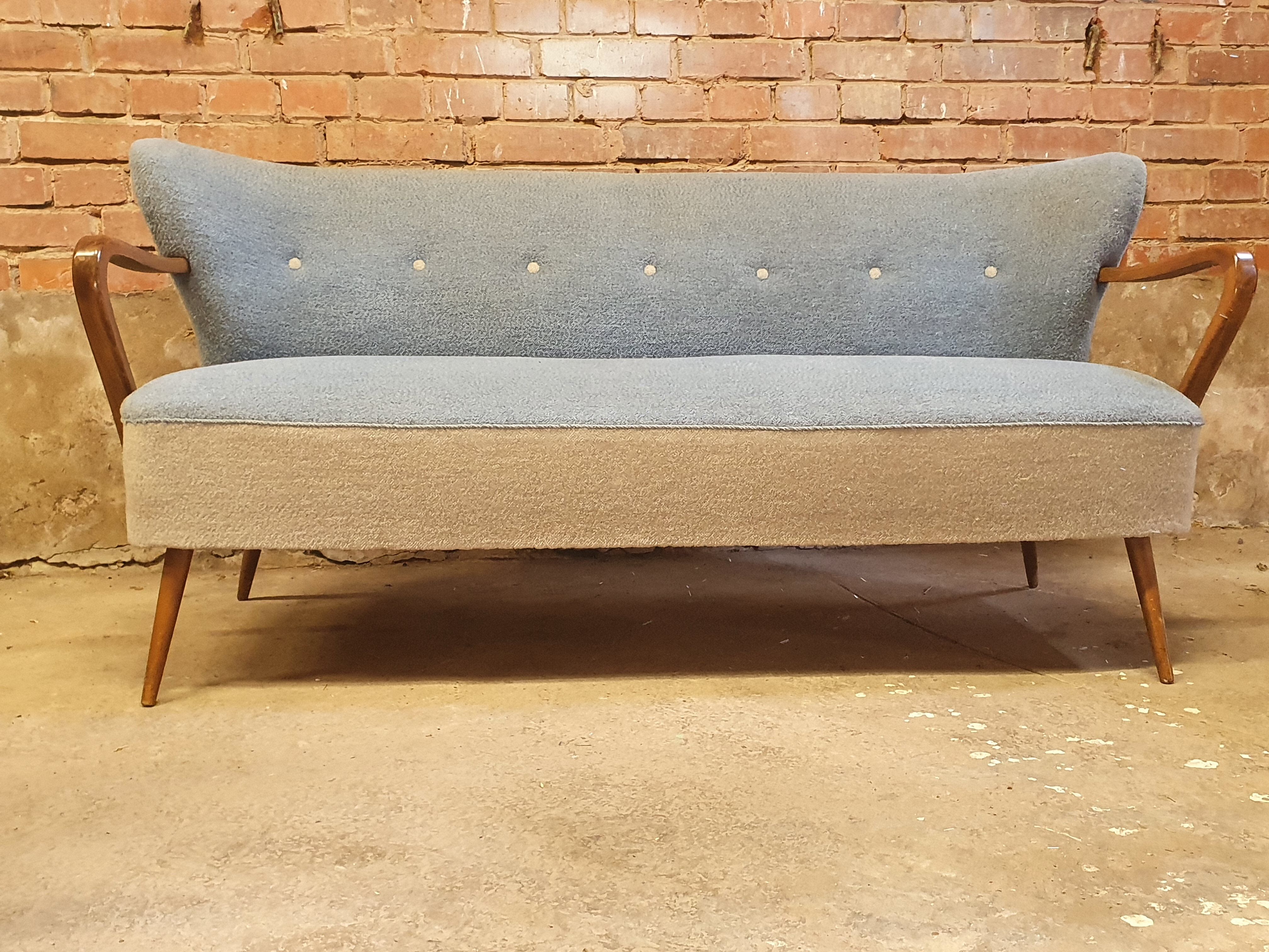 Cocktail set pair of armchair and its sofa 1960