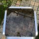 Vintage coffee table square smoked glass 1960s-1970s
