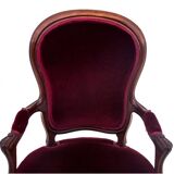 Fauteuil ancien, Europe du Nord, fin 19ème siècle.