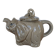 vintage ceramic teapot in the shape of a grey elephant