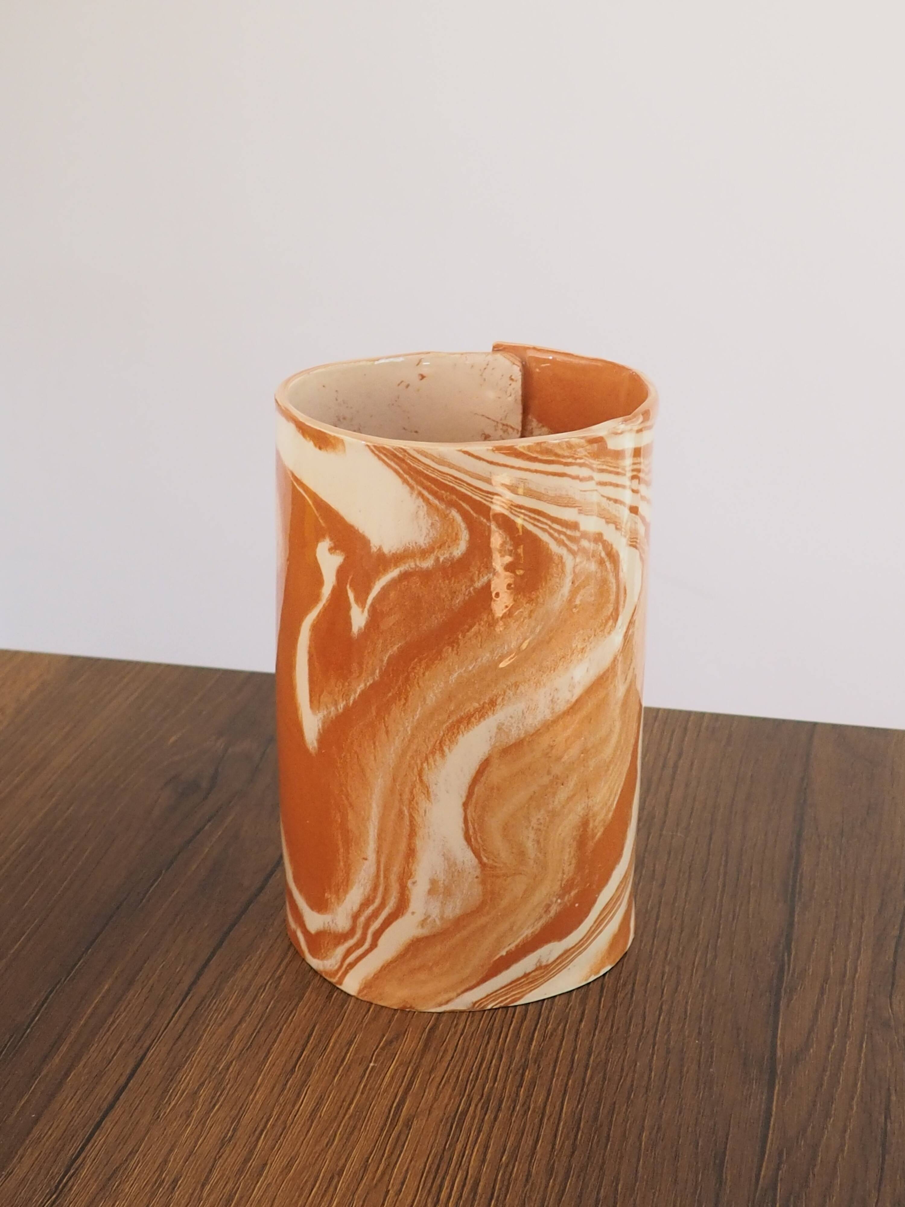 Terracotta vase