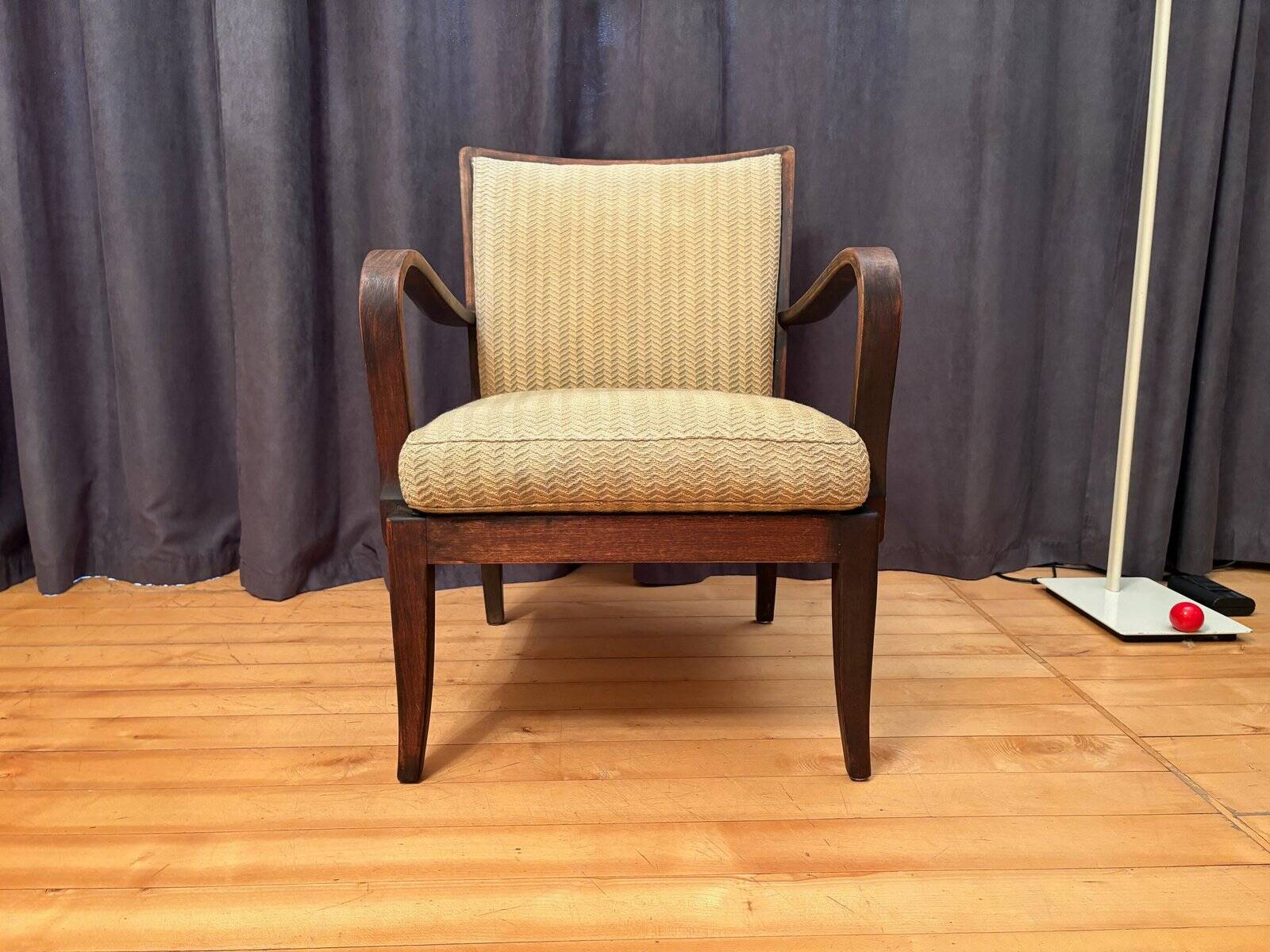 Vintage German armchair by Wilhelm Knoll, 1950s