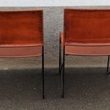 Pair of leather chairs
